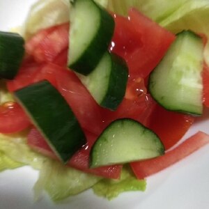 角切り生野菜サラダ